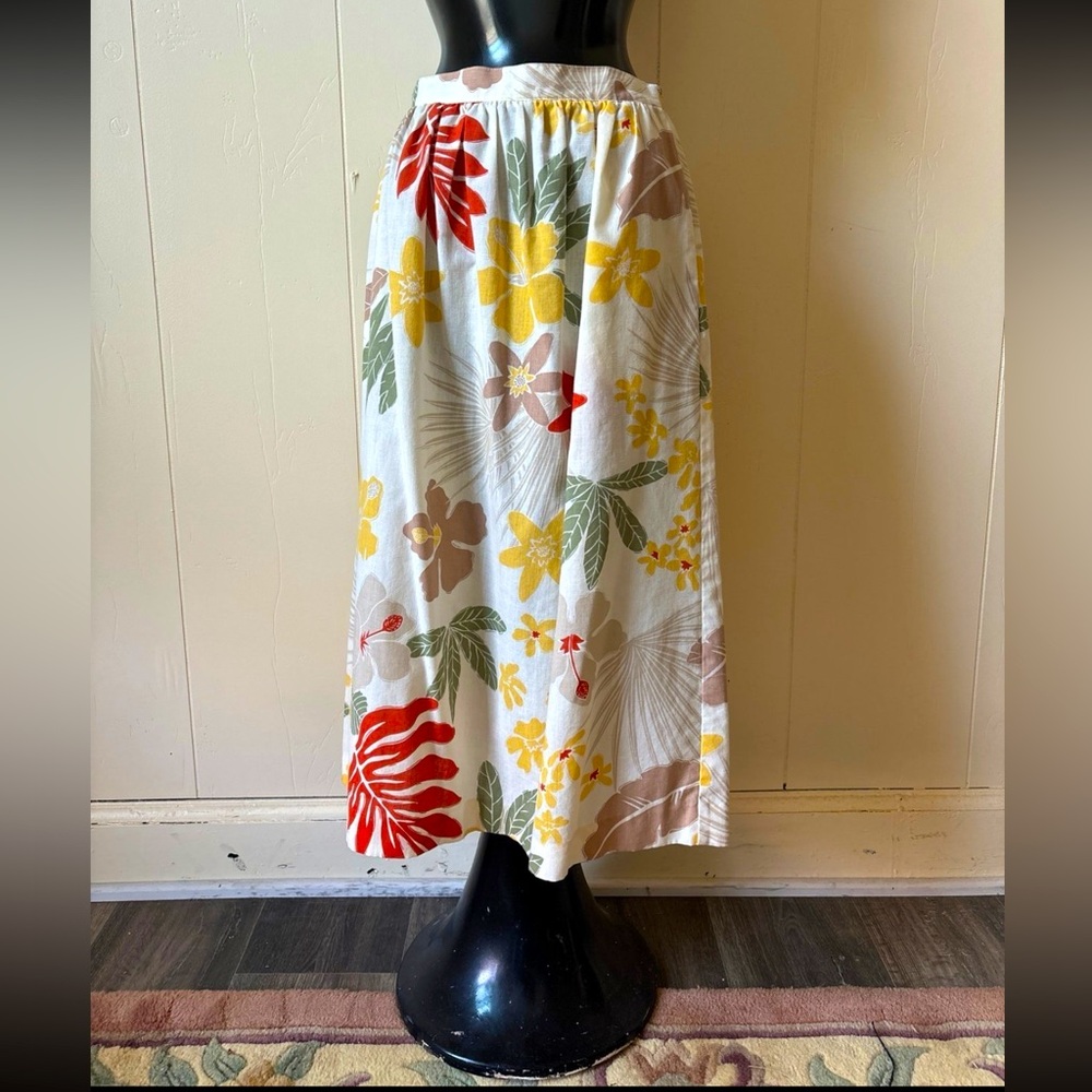 Vintage Tropical Hawaiian Skirt